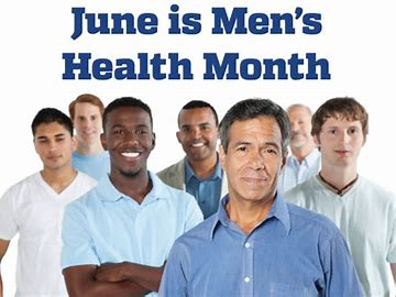 June is Men's Health Month - group of diversified men